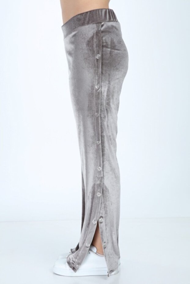 Vizon Çıtçıtlı Kadife Alt - 4