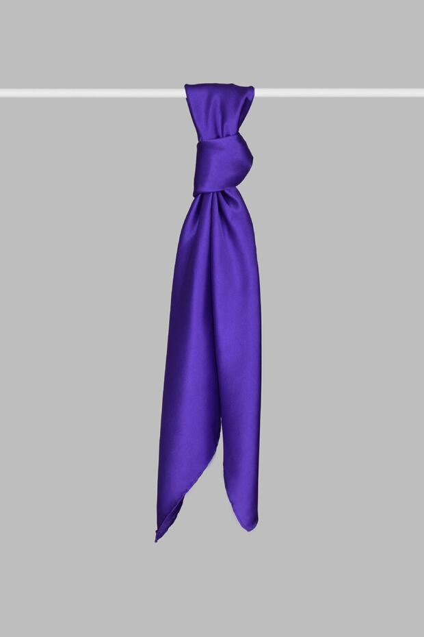 Saten Ipek Eşarp - 1