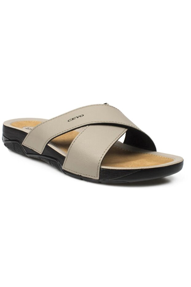 9877 Rahat Çapraz Erkek Terlik - 1