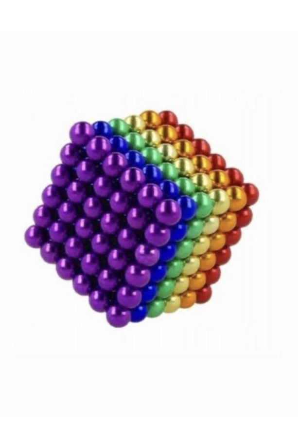 5mm 8 Renkli Neodyum Mıknatıslı Küre Zeka Gelişim Bilyesi - 1