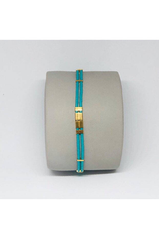 Tila and Delica Glass Beaded Bracelet