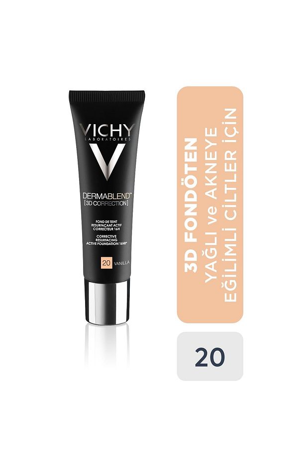 Dermablend Karma,Yağlı, Akneye Eğilimli Ciltler İçin 3D Fondöten Vanilla 30 ml 3337875572606 - 1