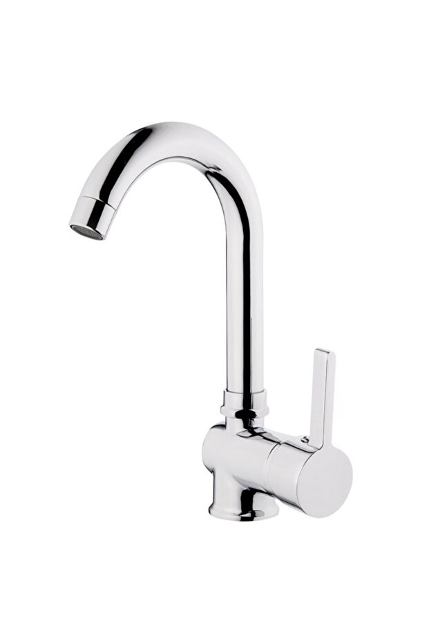 Tema Prima Single Body Swan Sink Mixer Tap Chrome Tse Li