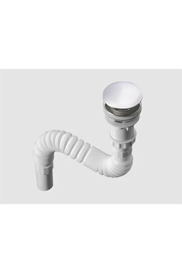 Sifon Körüklü Krom Tapalı - 1