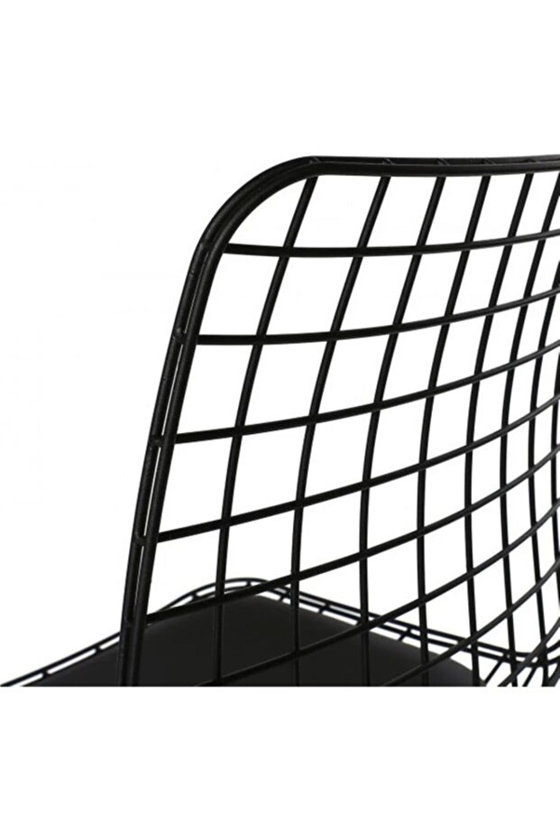 Siyah Tel Sandalye - 3