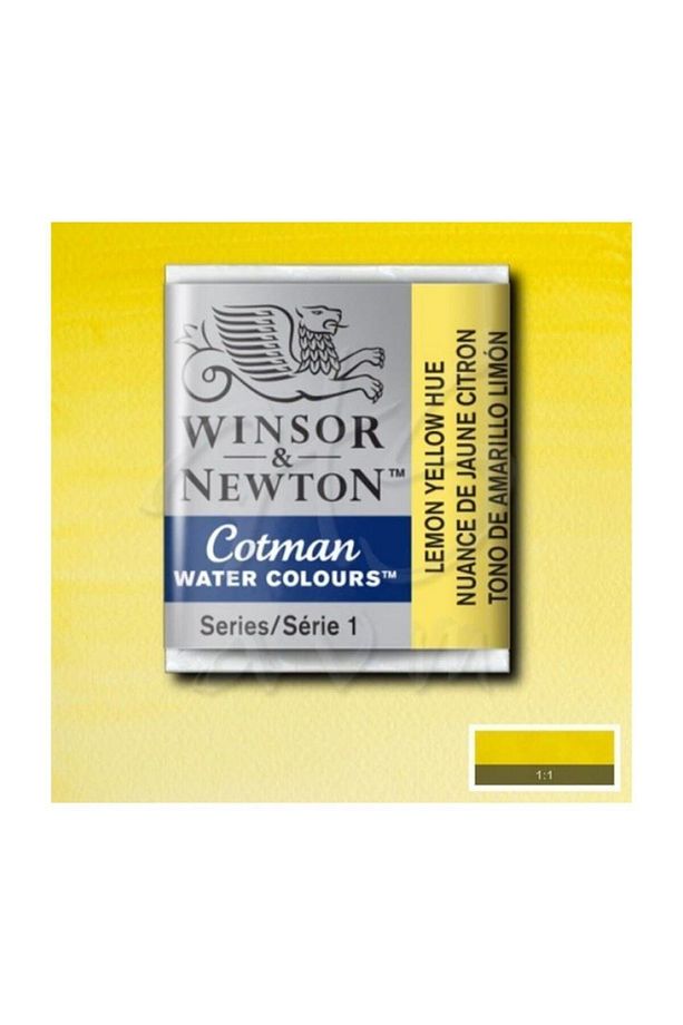 Cotman Tablet Sulu Boya No:346 Lemon Yellow Hue - 1