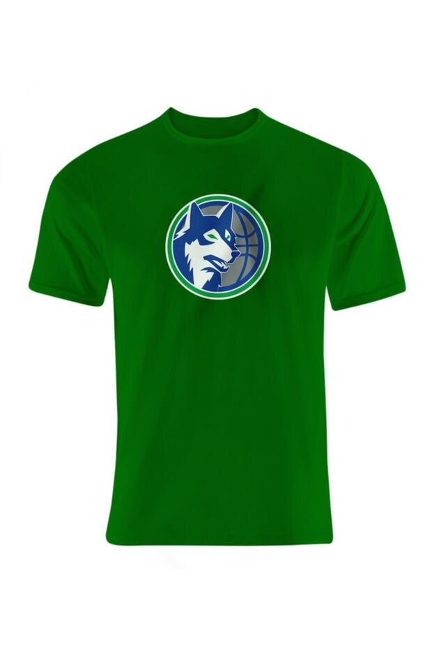 تيشيرت جديد باللون الأخضر للجنسين من Minnesota Timberwolves