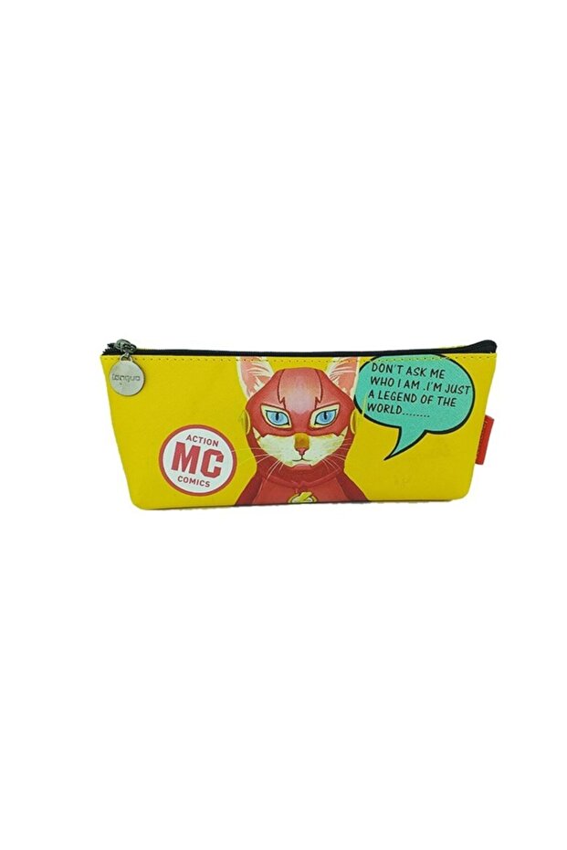 Supermıao Patterned Pencil Case - 1