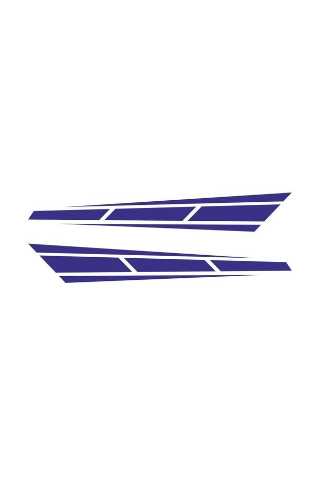 Car Hood Strip Belt Right And Left 2 Pieces Sticker 00453 80x12 Cm