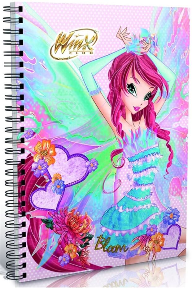 Defter A6 Wınx Spr. Karton 80yp. Çiz. 3120 - 1