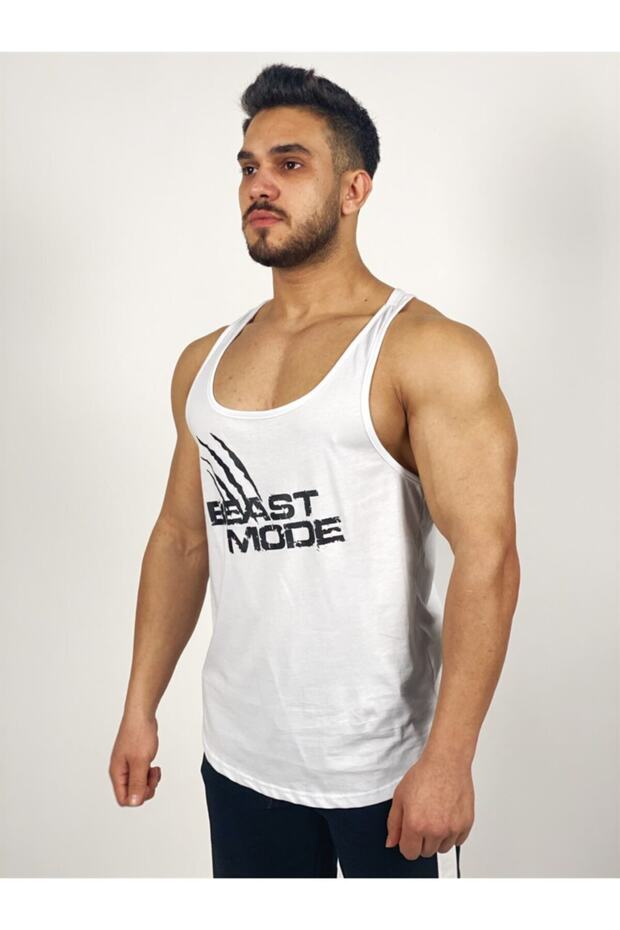 Men's White Undershirt - 3