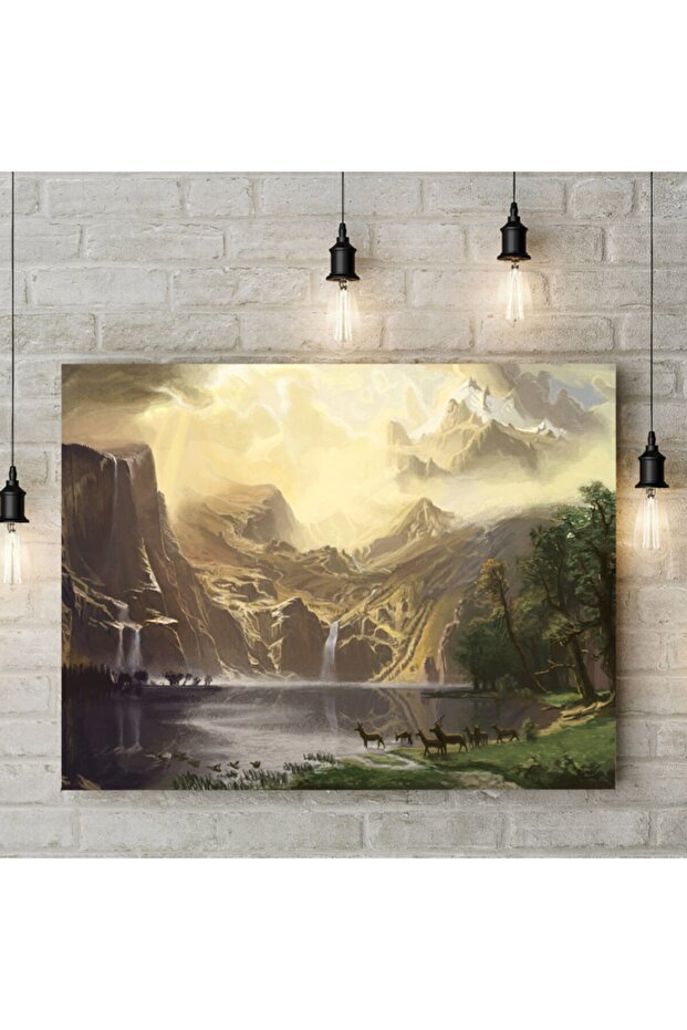 Albert Bierstadt Kanvas Tablo
