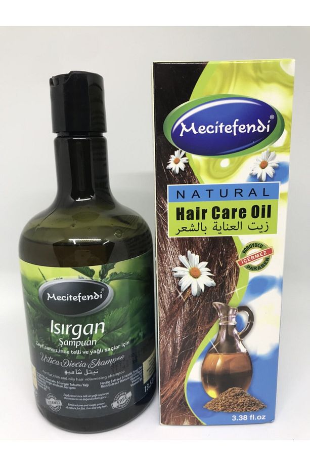 Isırgan Şampuanı 400 ml + Saç Bakım Yağı 100 ml - 1