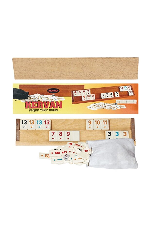 Large Wooden Okey Team 1St Quality Polished Wood Surface