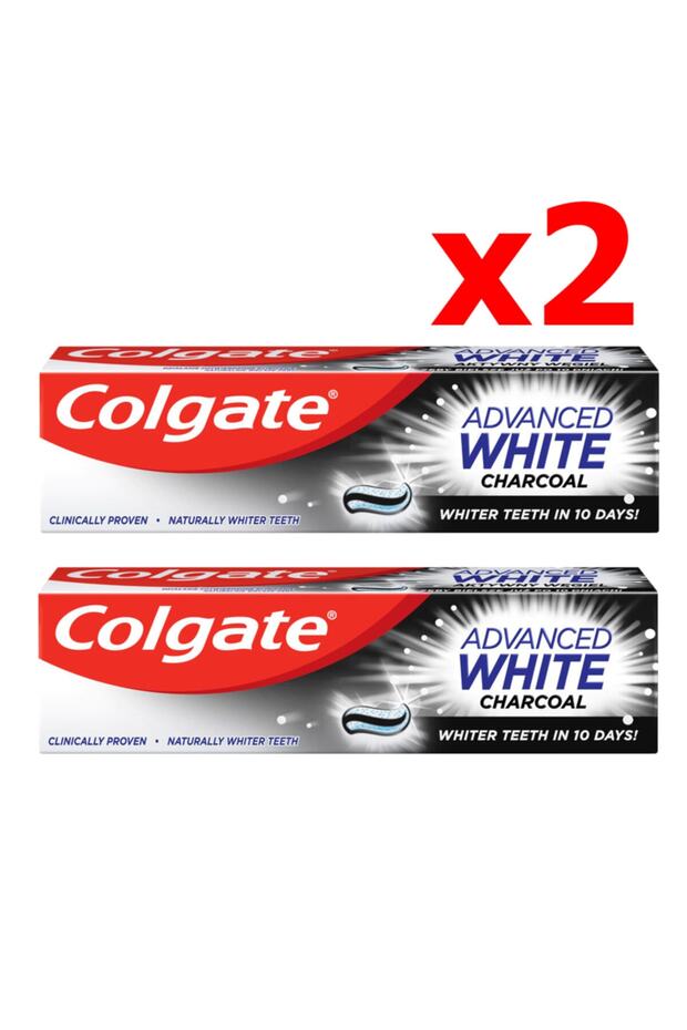 Diş Macunu Advanced White Charcoal 2x75ml - 1