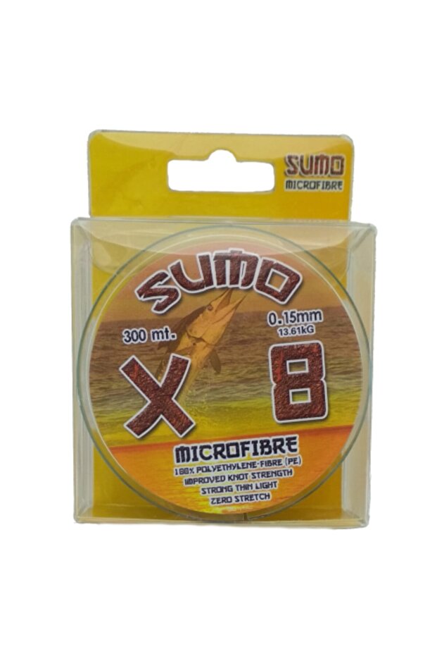 Sumo 8-strand Braided Fishing Line 300 meters / 0.12 mm