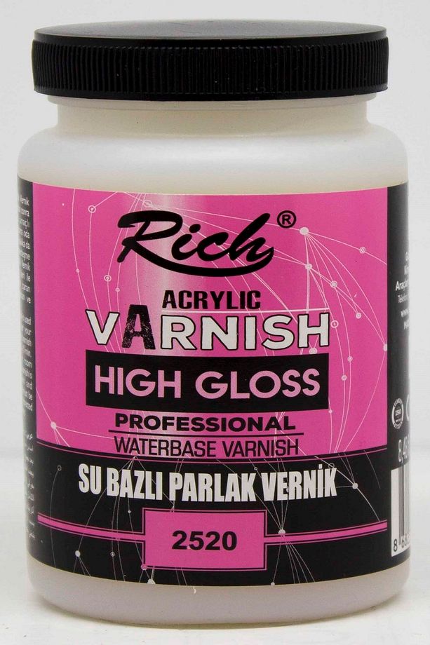 Su Bazlı High Gloss Parlak Vernik 130 ml - 1