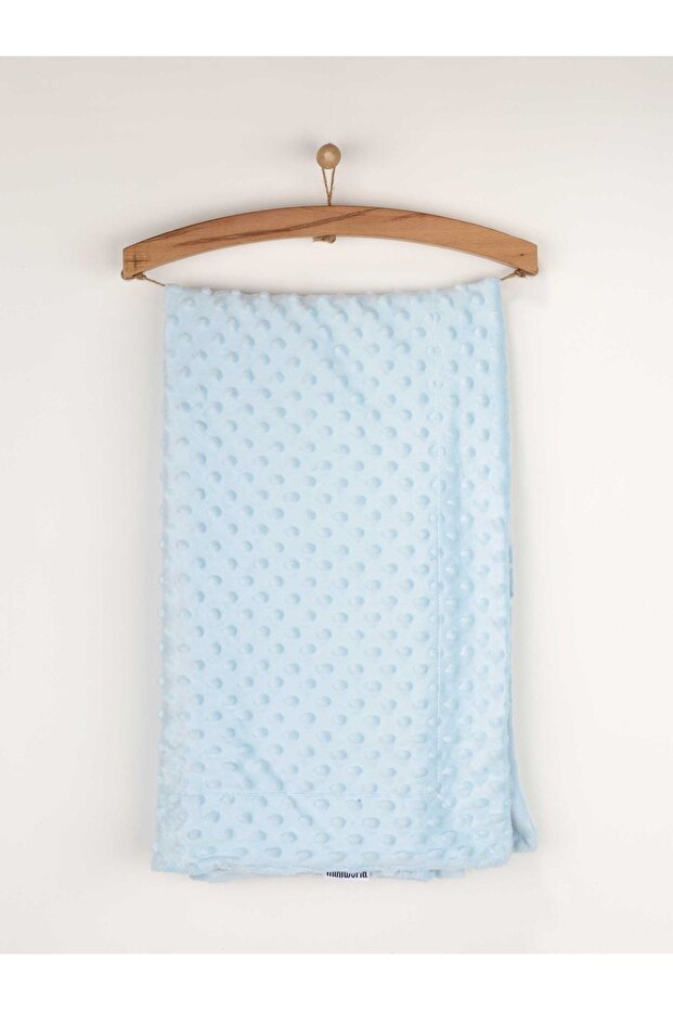 Baby Boy Blue 80x100 Cm Chickpea Pattern Blanket
