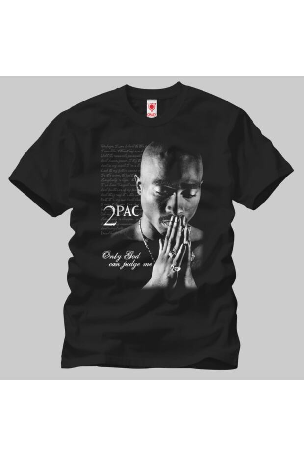 2 Pac Shakur Only God Can Men's T-Shirt