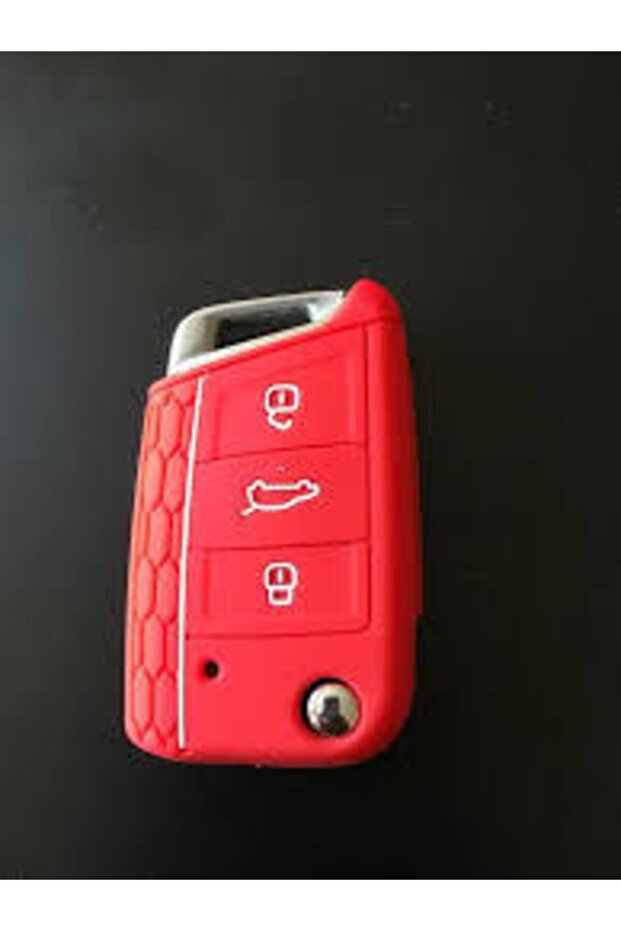 Golf 7 Leon Mk3 Ateca Ibiza Polo Tiguan Scala Arteon Kamiq Silicone Key Protection Case Red