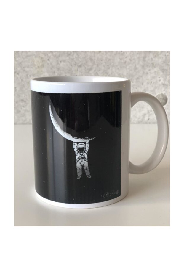 كوب قهوة بورسلين رائد الفضاء - 1