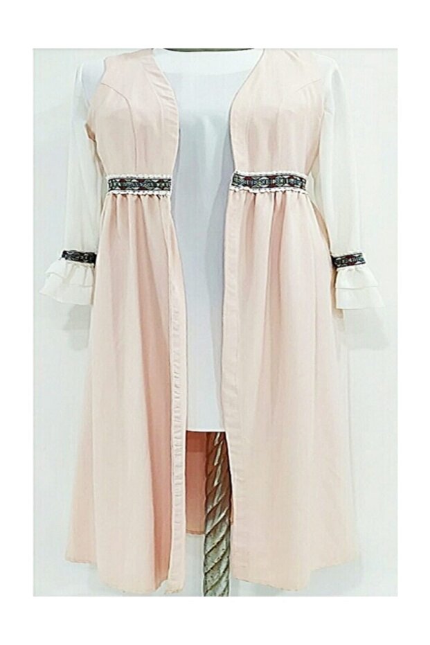 Women's Pink Vest Shirt Double Set