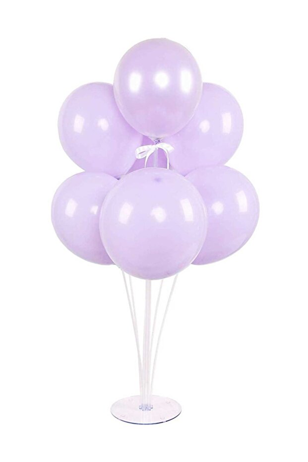 Balloon Stand Macaron Balloon Bunch Purple Color