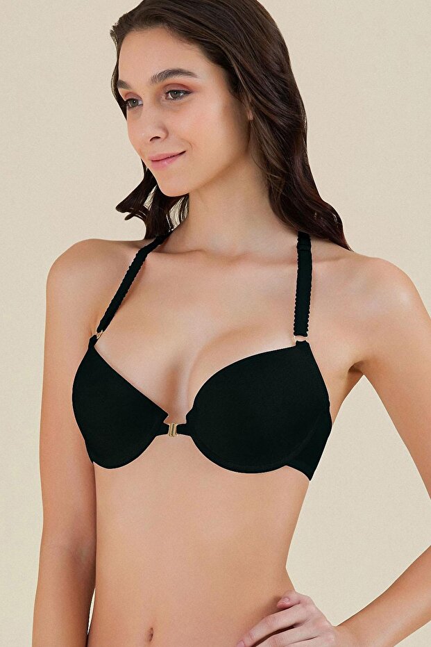 Önden Açılır Boyundan Askılı Desteksiz Gabriel Kaplı Sütyen - 1