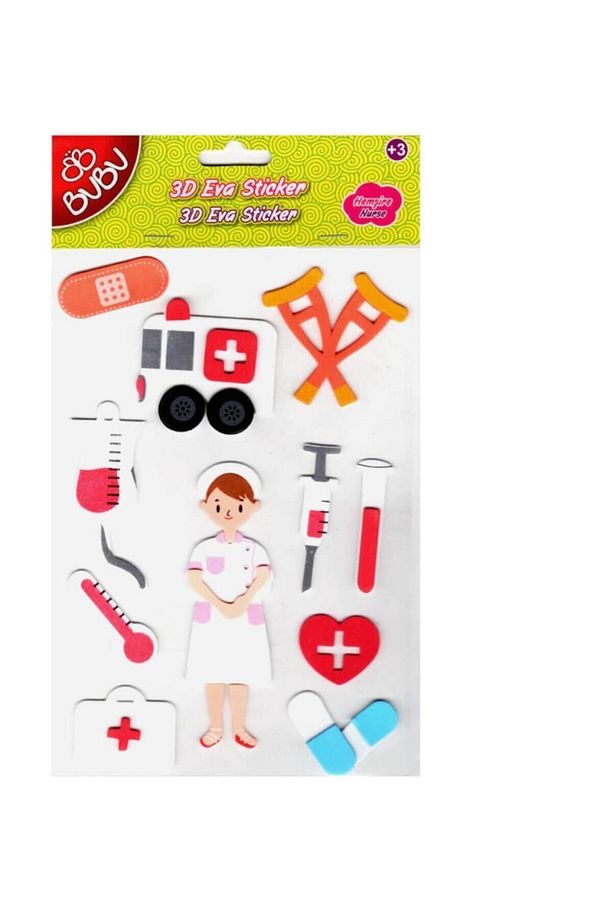 3d Eva Sticker Meslekler Hemşire St0047 - 2