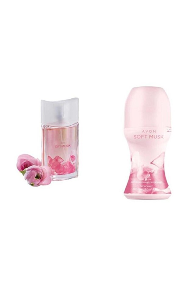 Soft Musk Edt - 50 Ml + Soft Musk Antiperspirant Roll-on Deodorant - 1