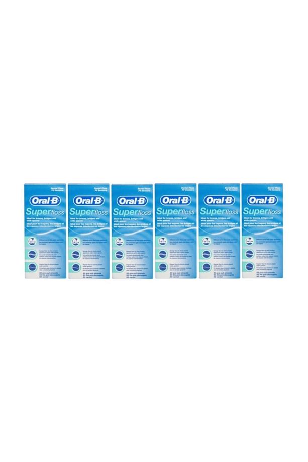 Oral B Super Floss Diş Ipi 50 adet X 6 adet - 1