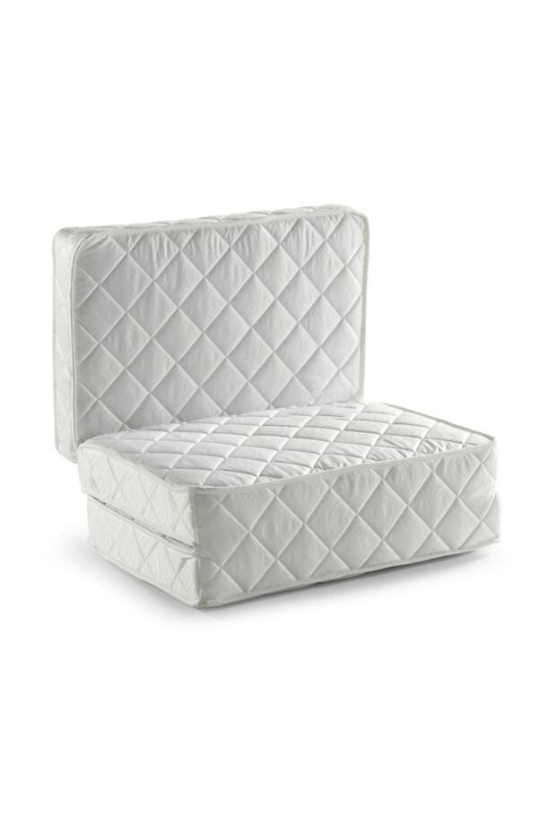 Tek Kişilik 90x190 Cm Katlanır Yatak Katlanabilen Yaylı Yatak - 3