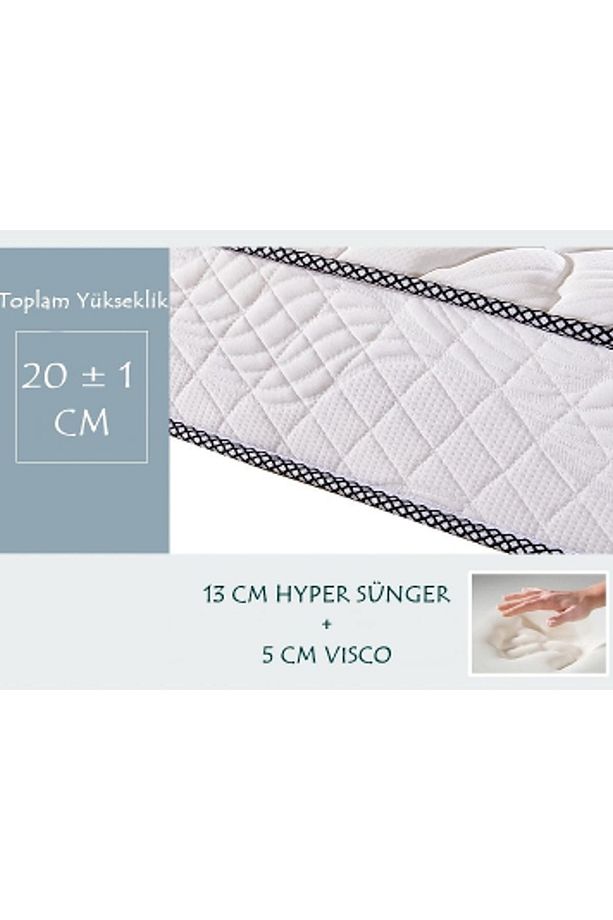 80x180 Balanced Cotton Ortopedik Visco Yatak - 4