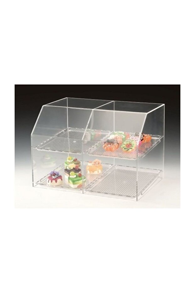Cake Cake Cookie Display Stand with Tray Polycarbonate
