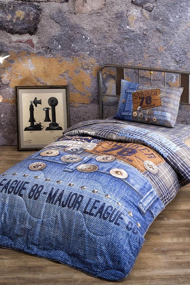 Jeans Light Yorgan Seti Tek Kişilik - 1