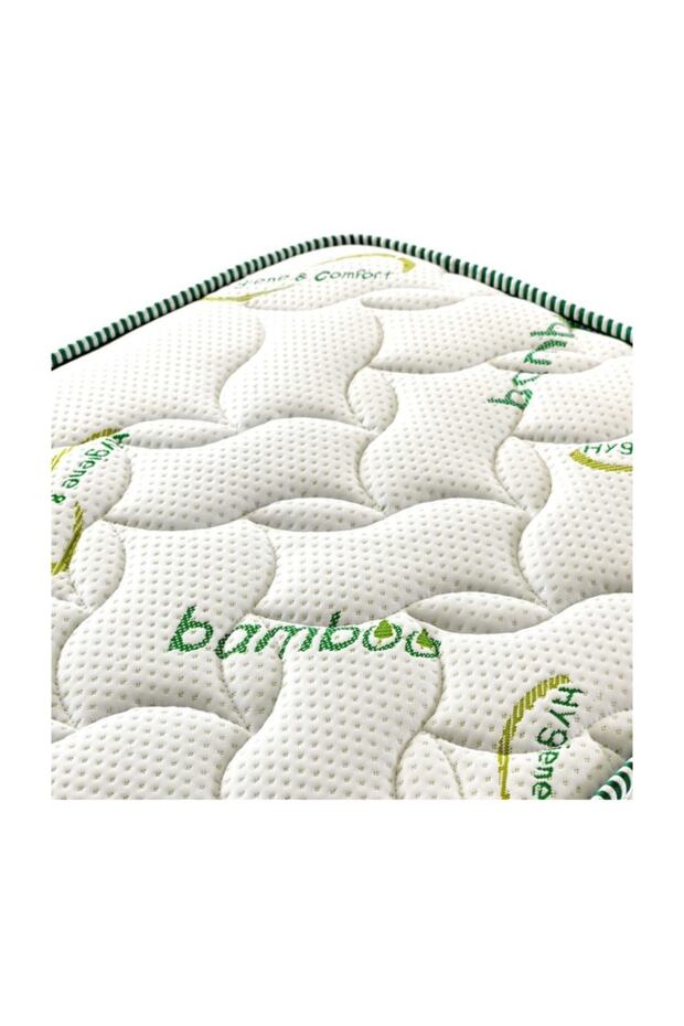 100 x 200 Ortopedik Yaylı Yatak  Bamboo - Ortopedik Tek Kişilik Yatak 100 x 200 | Yaylı Yatak - 3