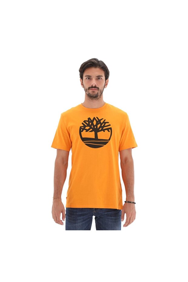 Ss Kennebec River Tree Lo Orange Men's T-Shirt 101096733