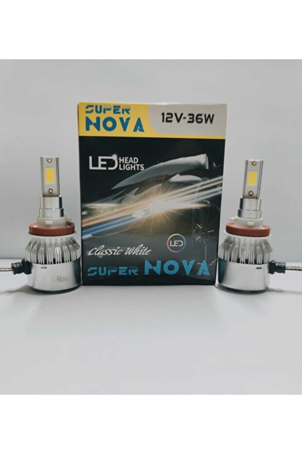 Toyota Corolla 2007- 2013 E150 Sis Farı Led Xenon Süper Nova H11 - 3
