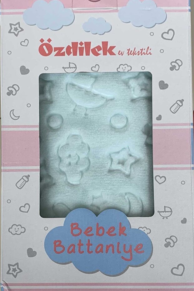 Bebe Embos Battaniye - Mint - 1