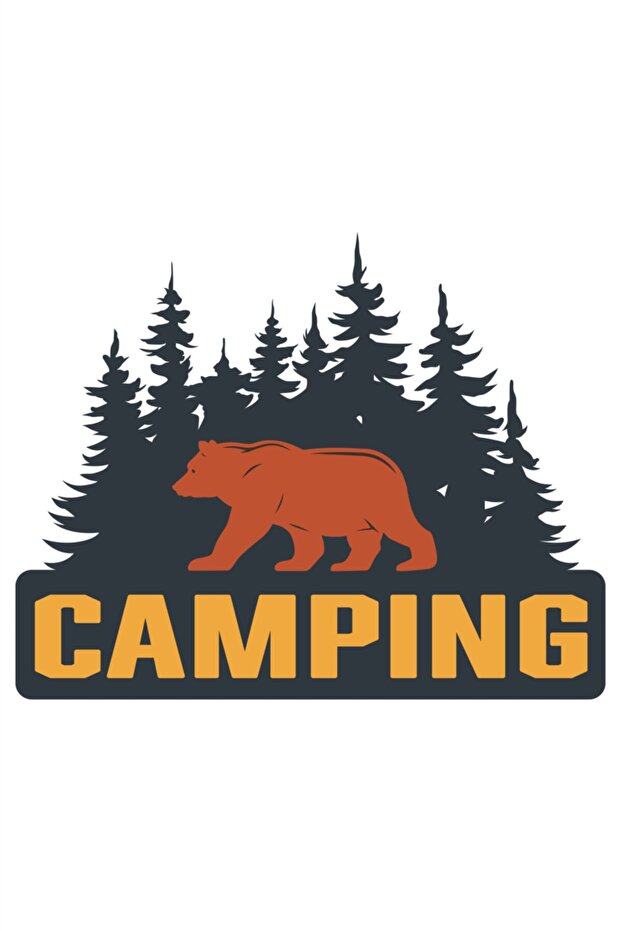 Off Road Camping Adventure Camping Sticker Offroad Bear Bear Sticker 10 X 8 Cm