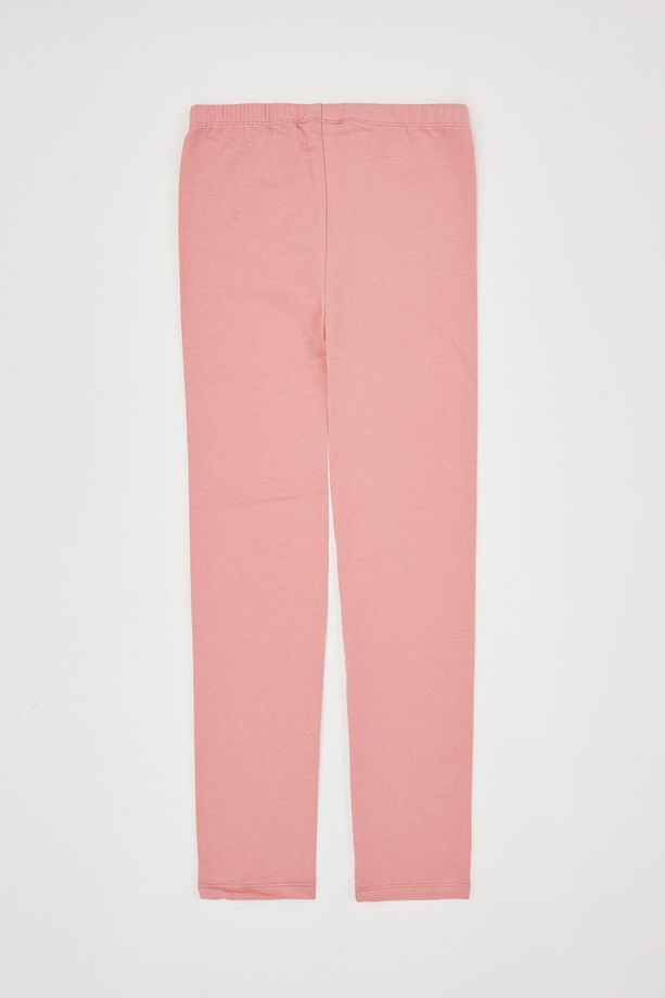 Kız Çocuk Slim Fit Okula Dönüş Basic Uzun Tayt - 2