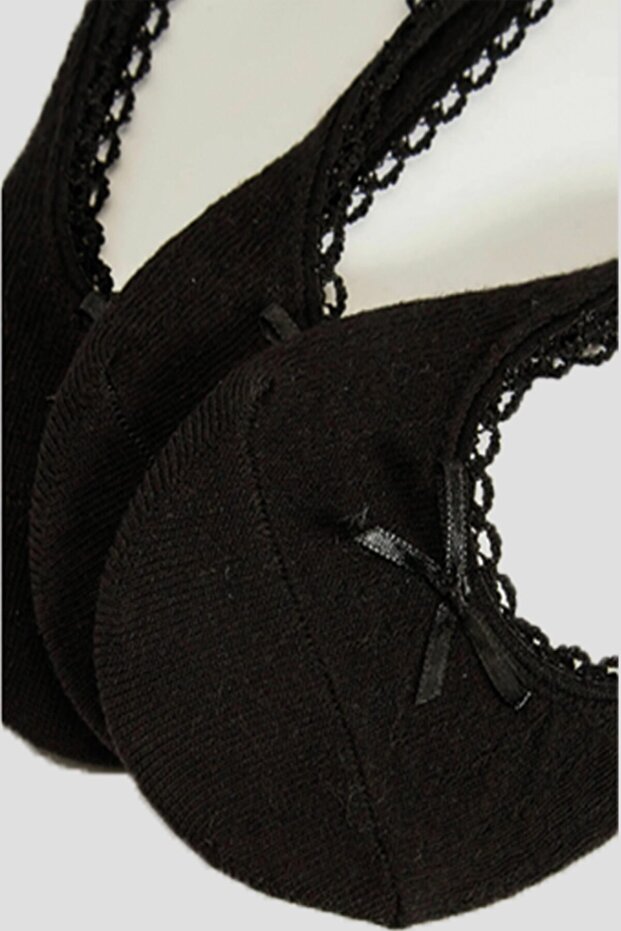 6'lı Dantelli Babet Çorap - 2