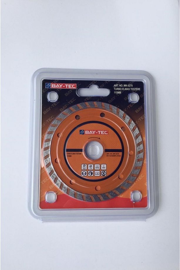 Bay-tec Turbo Elmas Testere 180 mm Taşlama Diski Kesici -1 Adet - 1