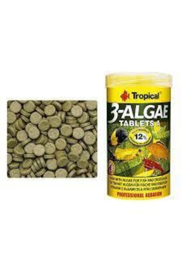 3 Algae %12 Spirulina Tablet Yem 500 Adet