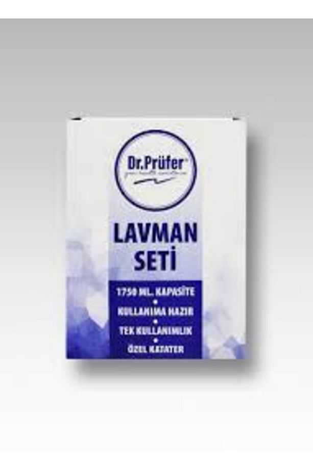 Dr Prüfer Lavman Seti Enema Set 1750 Ml Klempli - 1
