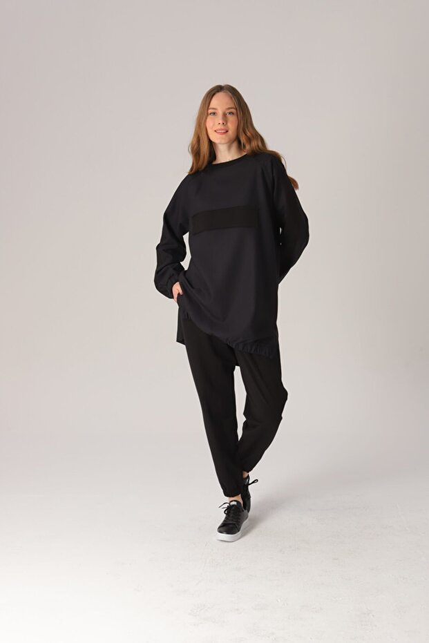 Şerit Detaylı Oversize Takım - 3