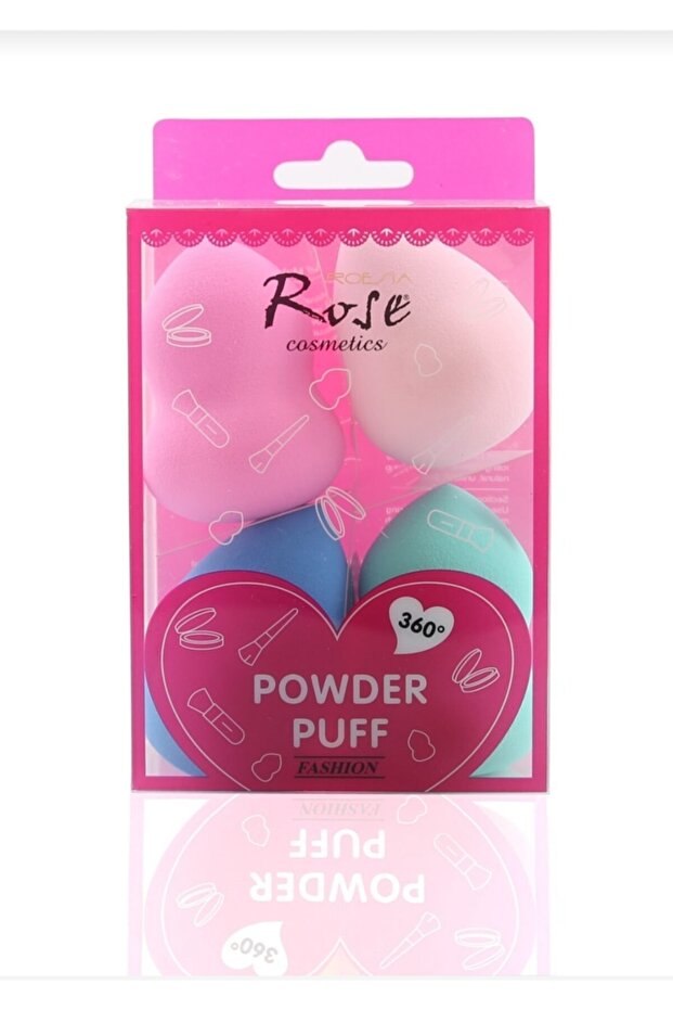 Powder Puff Makeup Sponge 4 pcs - 1