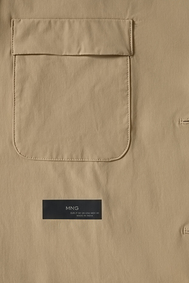 Erkek Koyu Camel Ceket - 9