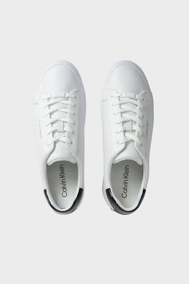 Hakiki Deri Logolu Sneaker Ayakkabı HW0HW016810K4 AYAKKABI HW0HW01681 0K4 - 4