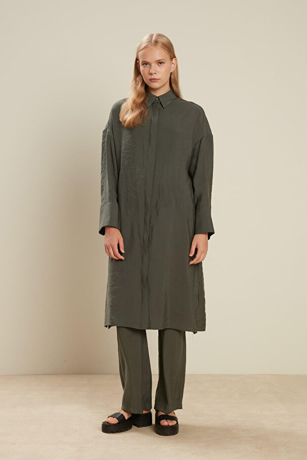 WYGODNE SPODNIE KHAKI - 2